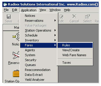 screenshot of Radixx Galaxy